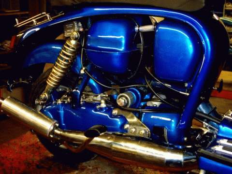 Candy blue Indian GP