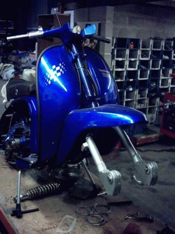 Candy blue Indian GP