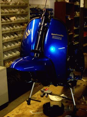 Candy blue Indian GP
