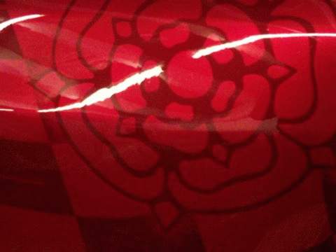 Candy red GP with logos