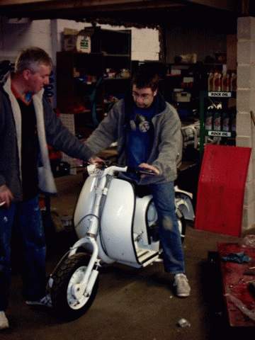 Tony's first Lambretta