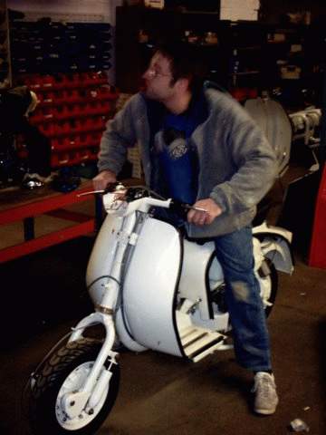 Tony's first Lambretta