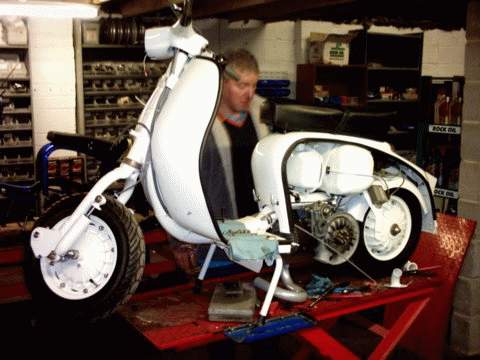 Tony's first Lambretta