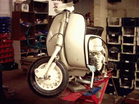Tony's first Lambretta