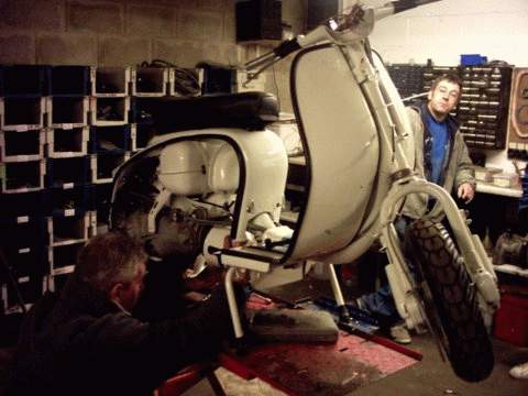 Tony's first Lambretta